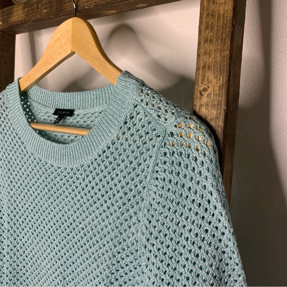 Talbots Stitch Raglan Sweater - Picture 2 of 5